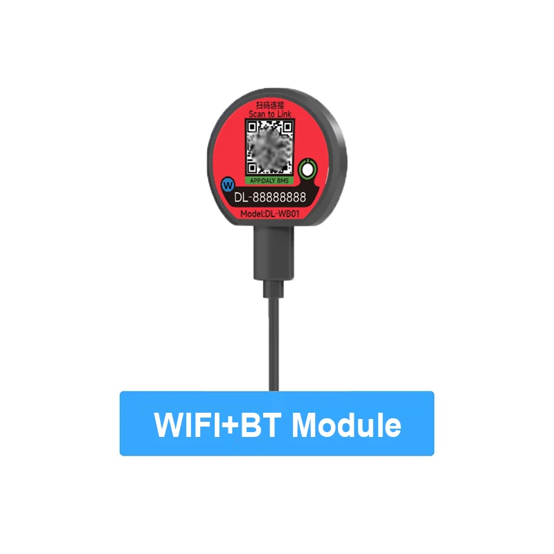 Zubehör für Daly BMS HKMS Neue Version Rot BMS Bluetooth WIFI Modul Touchscreen LCD Display Heizmodul GPS Kann Adapter