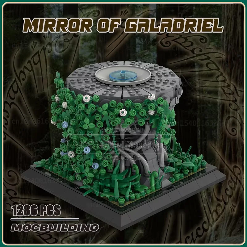 

UCS Movie Scene MOC Building Block Mirror Of The Queen Technology Bricks DIY Assembly Collection Model Creative Toys Xmas Gifts