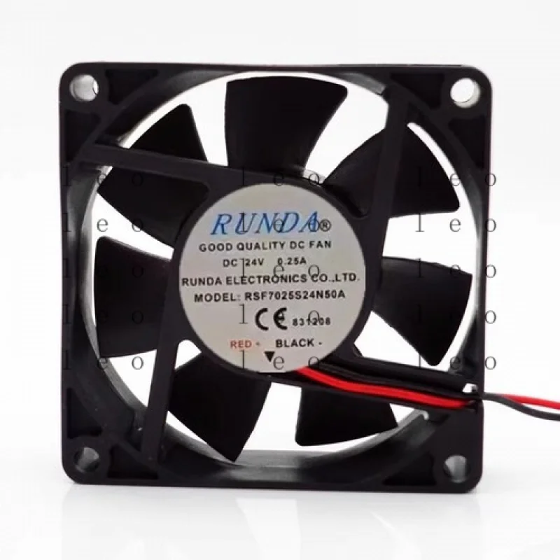 

CC for RUNDA RSF7025S24N50A 7025 DC24V 0.25A 7CM 2-wire silent cooling fan