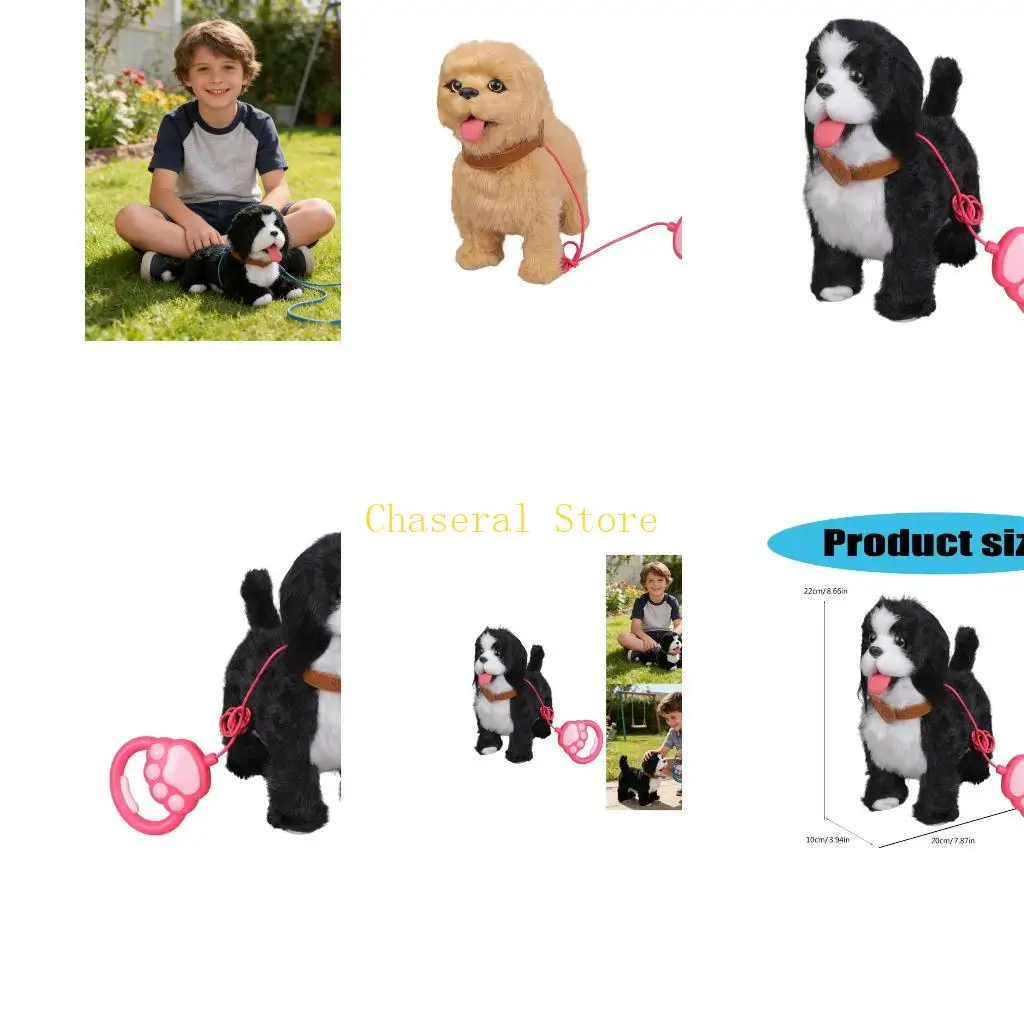 E7CE Learning Focused Electric Toy Dog for Realistic Behaviors in Early Education