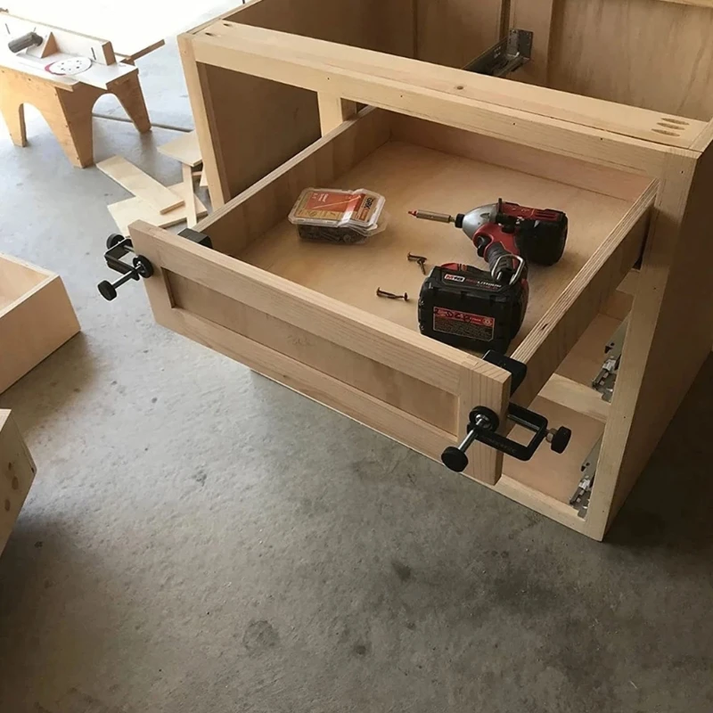 2pcs/Set Woodworking Jig Cabine Intourment Accessy Accessy Steel Anterefor