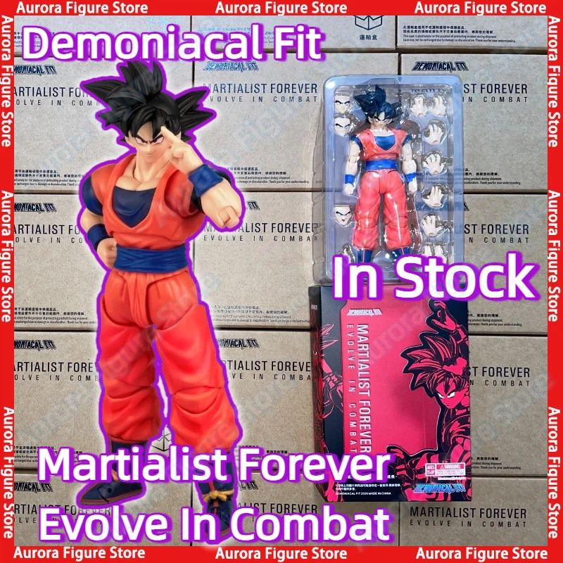 

In Stock Demoniacal Fit DF Dragon Ball Z SHF SSJ Martialist Forever Evolve in Combat Son Goku Anime Action Figures Toys Models