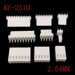 KF-2510 PH 2.54MM Male+Female Plug Socket Connector Kit 2P/3/4/5/6/7/8/9/10Pin Straigh Pin/Curved Pin/Housing Pin Header KF2510