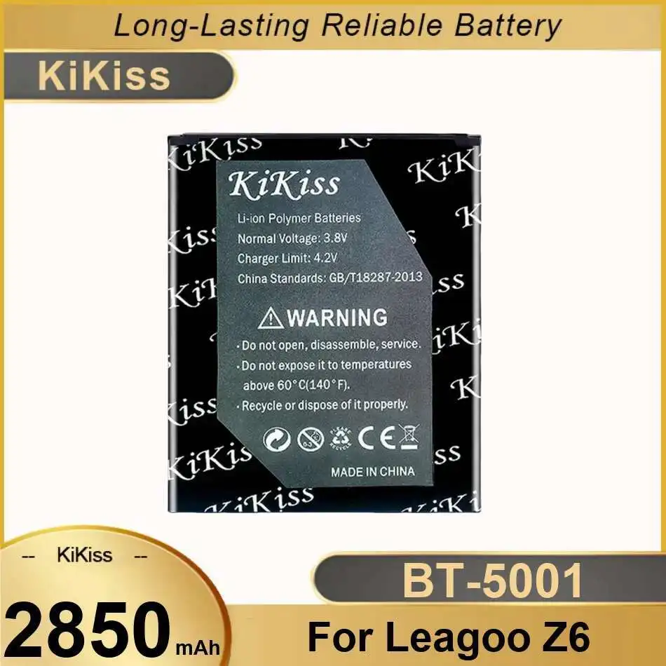 

BT-5001 Легкий аккумулятор емкостью 2850 мАч для мобильного телефона Leagoo Z6, долговечная работа