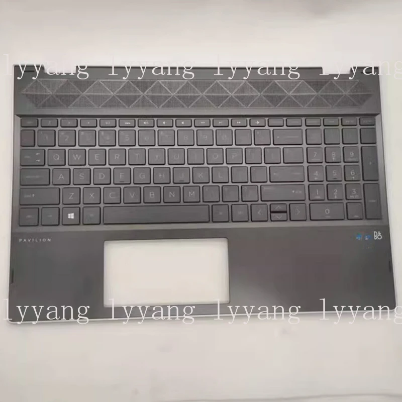 f  FOR HP 15-CR laptop keyboard with palm rest L12731-001