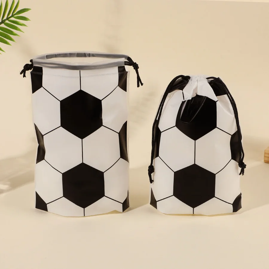 20/50 Stück Fußball-Party-Geschenktüten mit Kordelzug, Sportthema Geburtstags-Geschenktüten, Team-Feier Deko-Zubehör – Detail 7