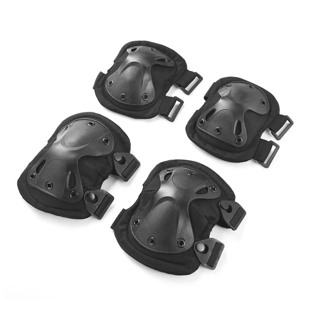 

4Pcs/Set Adjustable Protective Gear Set Impact Resistance Safety Sports Protective Gear Breathable Professional