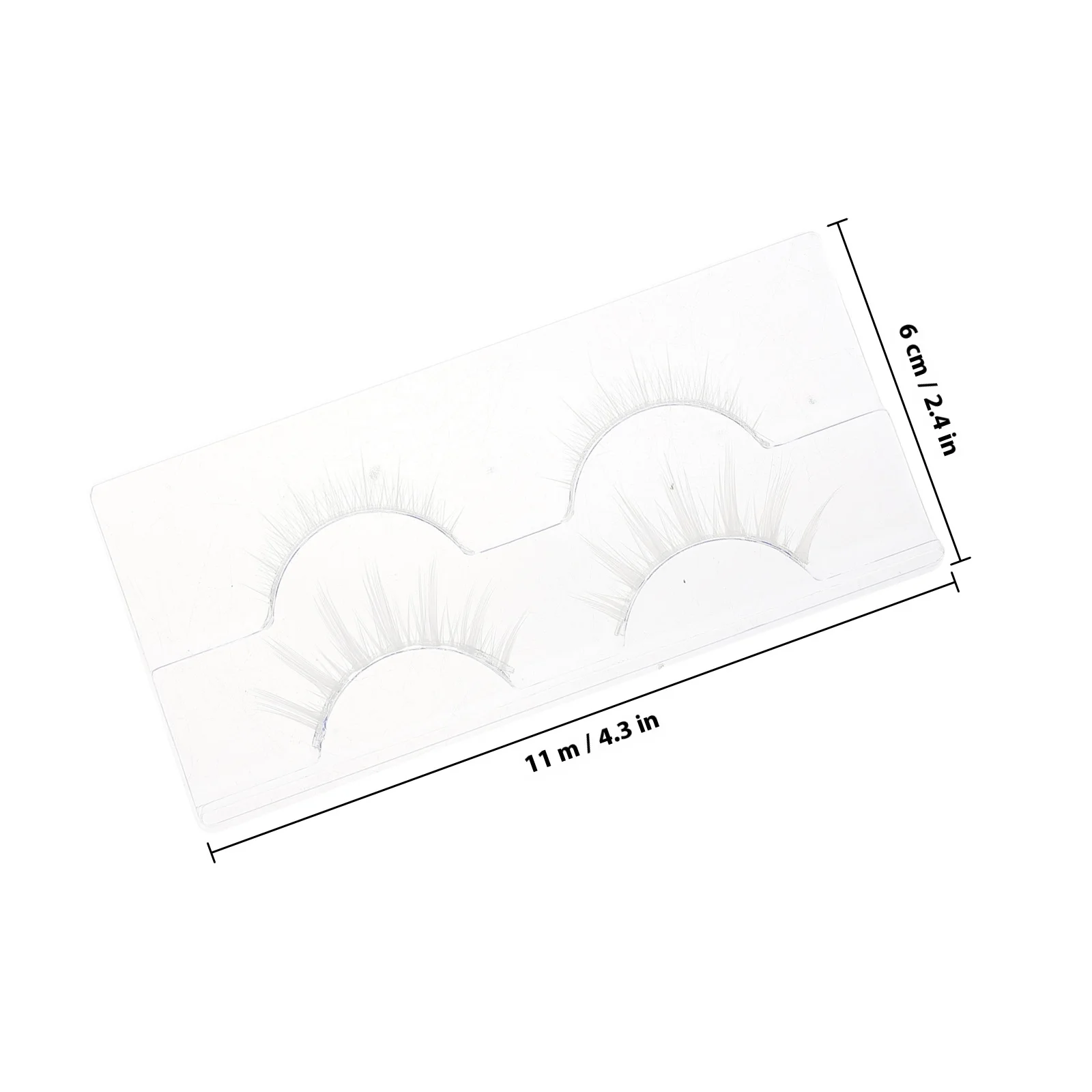 2Pairs Premium Faux Wimpers Natuurlijke Look Vrouwen Nep Wimpers Party Make Valse Wimpers Eye Beauty Supplies Wimpers