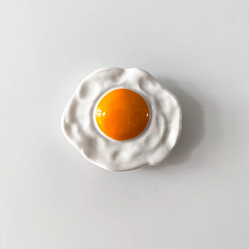 Simulation Egg Fridge Magnets Refrigerator Magnetic Stickers Food Style Home Decorations