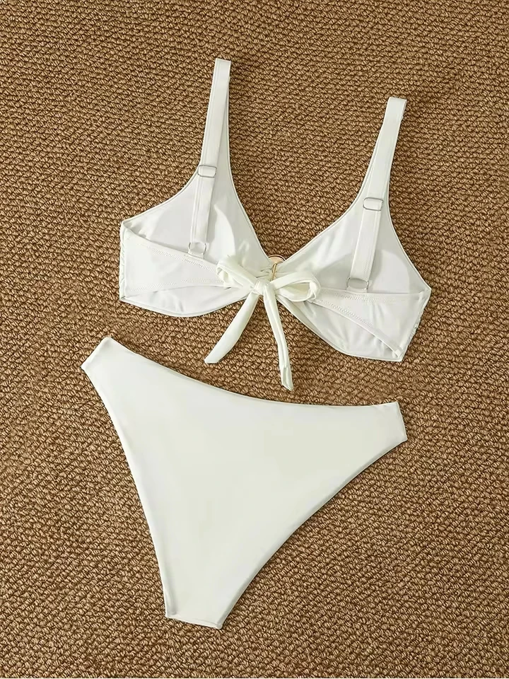 

Vzvn Sexy Sportswear for Women Fashion Vintage Sleeveless Swim Solid Spaghetti Strap 2026 New Spring Summer Two Piece Suits