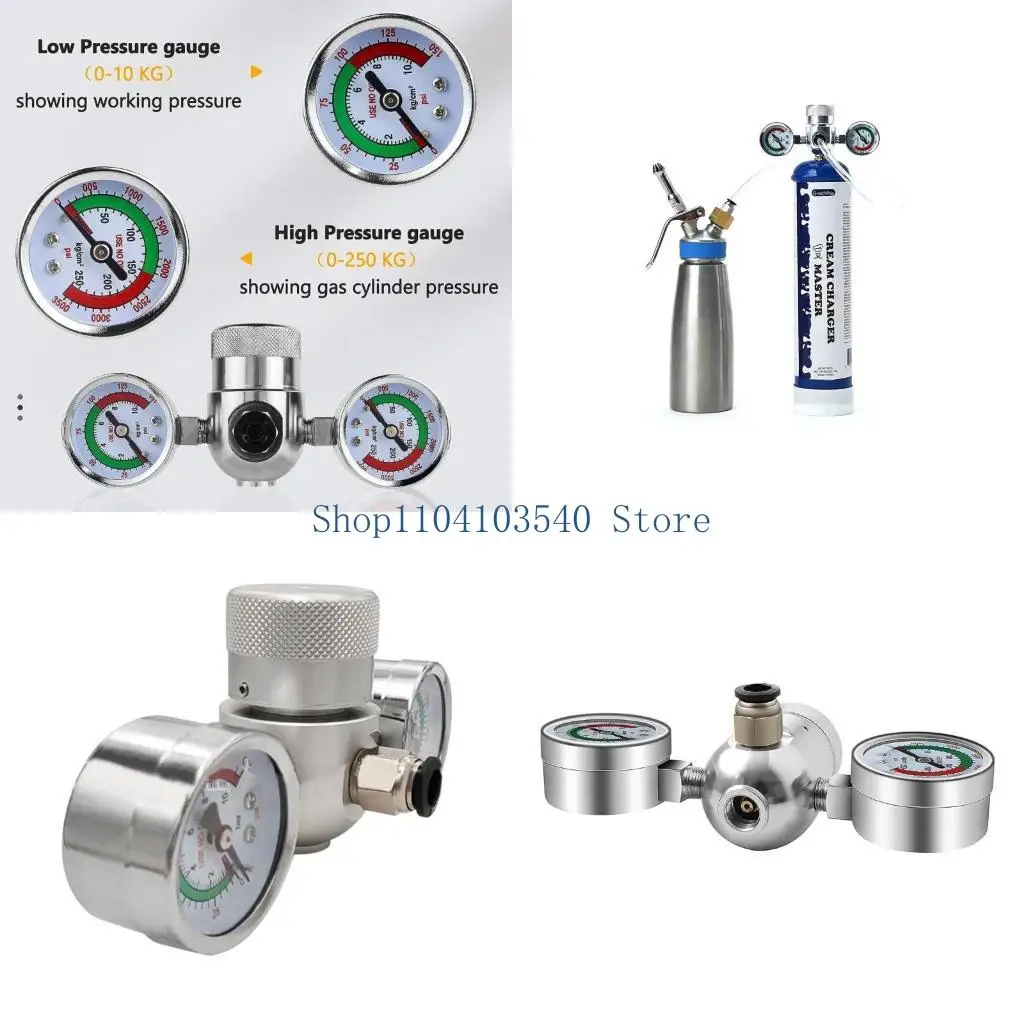 

02DC Universal for Whipped Cream Chargers 0.95Liter 580g with Hose Line Adapter
