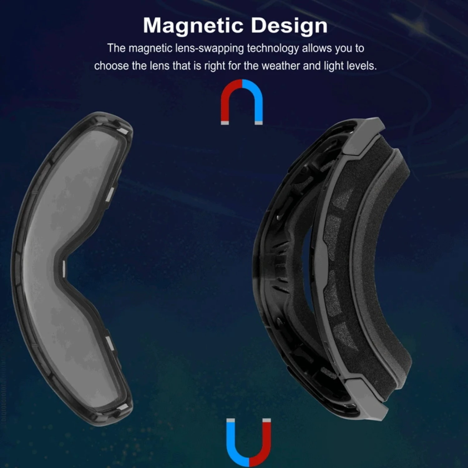 Gafas de esquí profesionales de invierno, doble capa, antiniebla, UV400, Anti-UV, gafas de Snowboard, lentes intercambiables, máscara de esquí