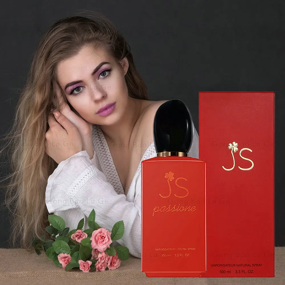 Marka modowa damska trwały zapach flirtujące perfumy kwiatowy zapach feromonowa woda perfumowana Premium kolonia 100ml spray do ciała