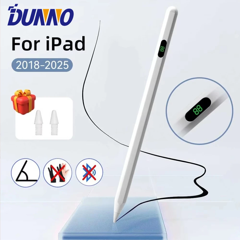 

2025 For iPad Pencil Display Power Stylus Pen for iPad Mini 5/6 6/7/8/9/10 Gen Air 3/4/5 Pro 11/12.9 For Apple Post-2018 Product