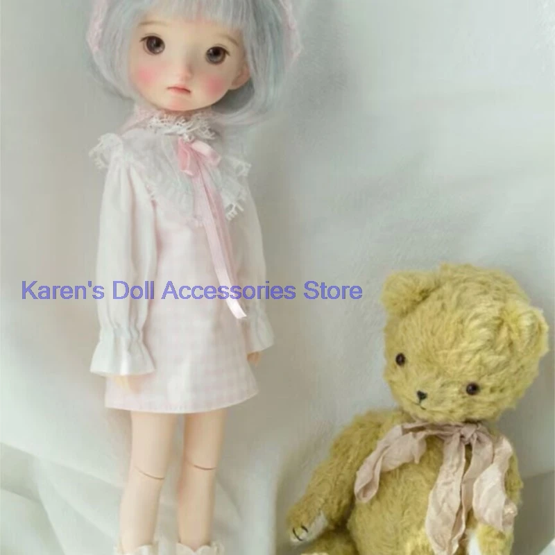 

2026 new design fashion style 2pcs Lace dress + knitted socks for landoudou/Blythe(Fit for Lulu,ymy24,Ob22,24,26,zone, Jenny)