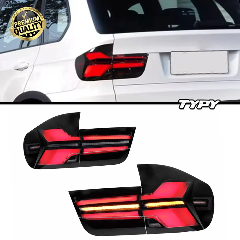 

TYPY Автомобильные аксессуары Светодиодные задние фонари для BMW X5 E70 2007-2013 DRL Противотуманные задние фонари прицепа Поворотный сигнал Voiture Plug And Play