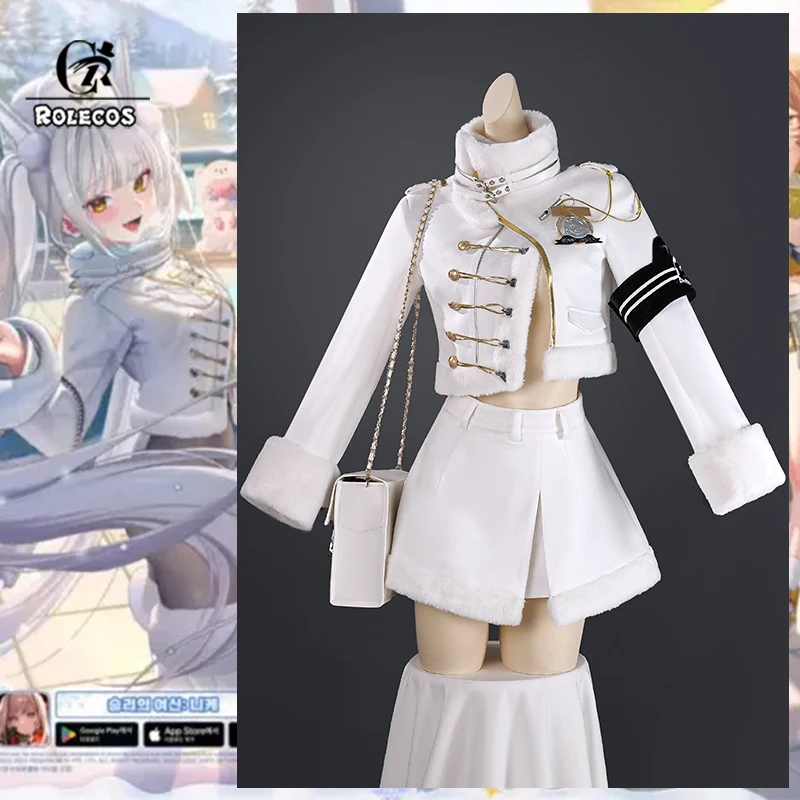 

Костюм для косплея ROLECOS NIKKE Goddess of Victory Fortune Express Blanc, белый женский сексуальный костюм для косплея, костюм для Хэллоуина и карнавала