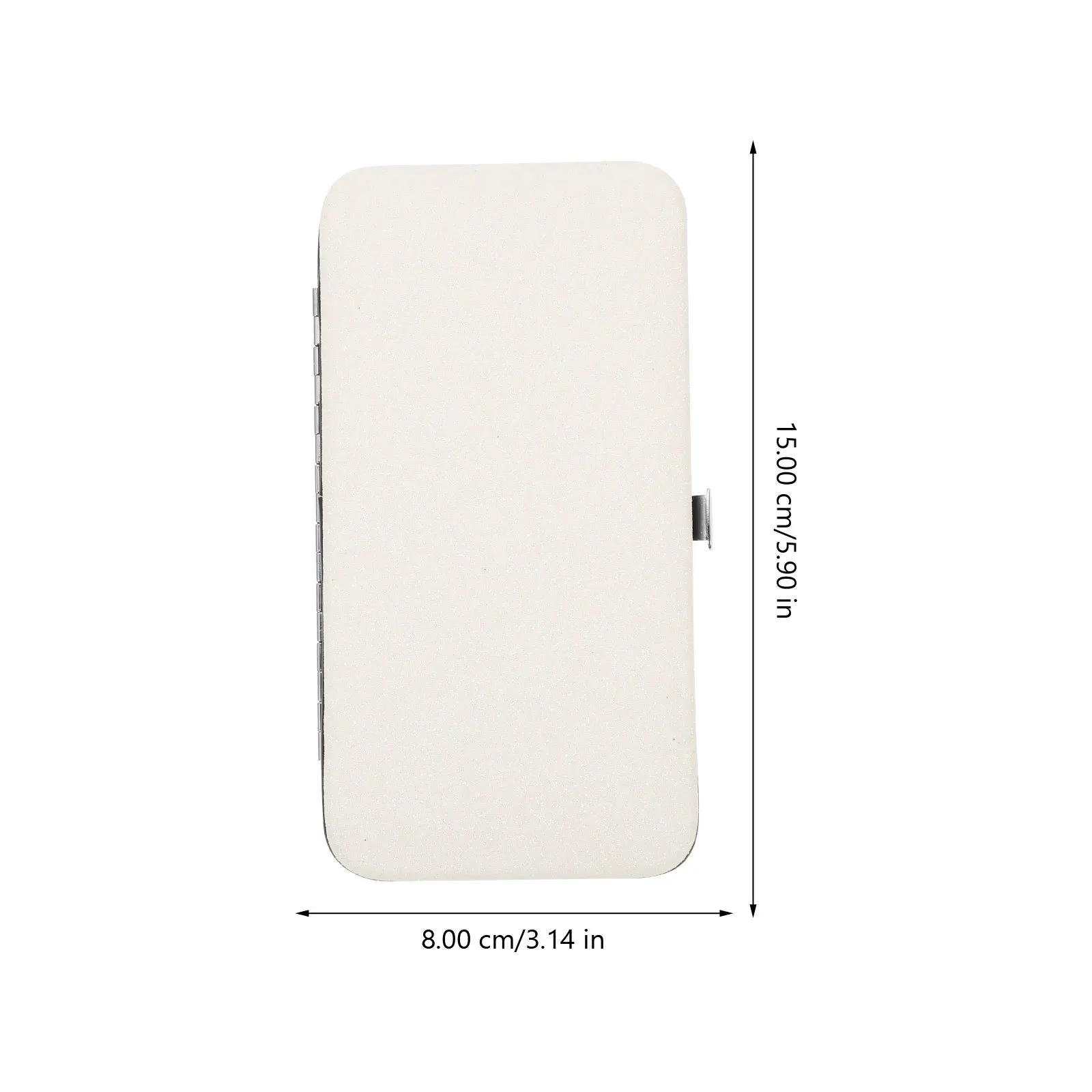 Portaoggetti da viaggio Borsa per organizer per strumenti per trucco Scatola per pinzette per ciglia Borsa comoda portatile Finitura liscia