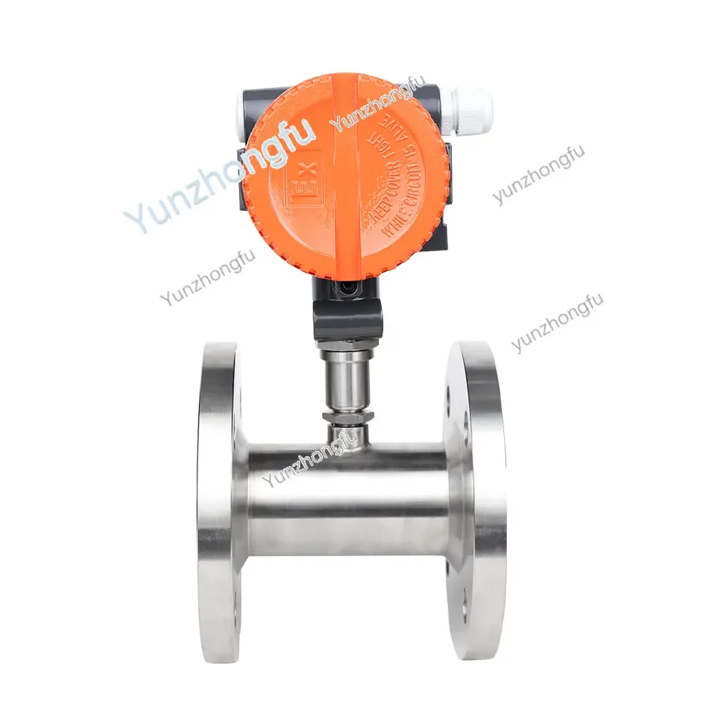 High Precision Liquid Turbine Flow Meter Stainless Steel Digital Vegetable Oil Ethanol Flowmeter 4-20ma Turbine Flow Meter