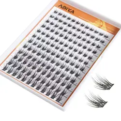 Individual DIY Cluster Lashes 10-16mm Mix Large Tray Premade Volume Fans Segmented Eyelash Extensions for Personal Makeup