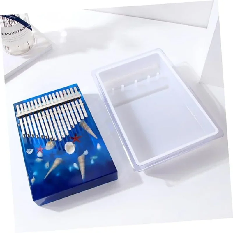 

1 Set Diy Glue Mold Kalimba Thumb Piano Mold Music Instrument Mold Resin Crystal Casting Molds Silcone Molds Finger Kalimba Maki