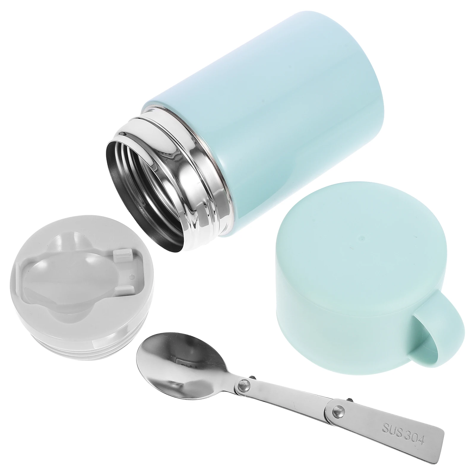 

Portable Stewing Pot Insulated Food Container Yogurt Lunch for Hot Thermal Soup Cup Stainless Steel Jar Wide Mouth Baby