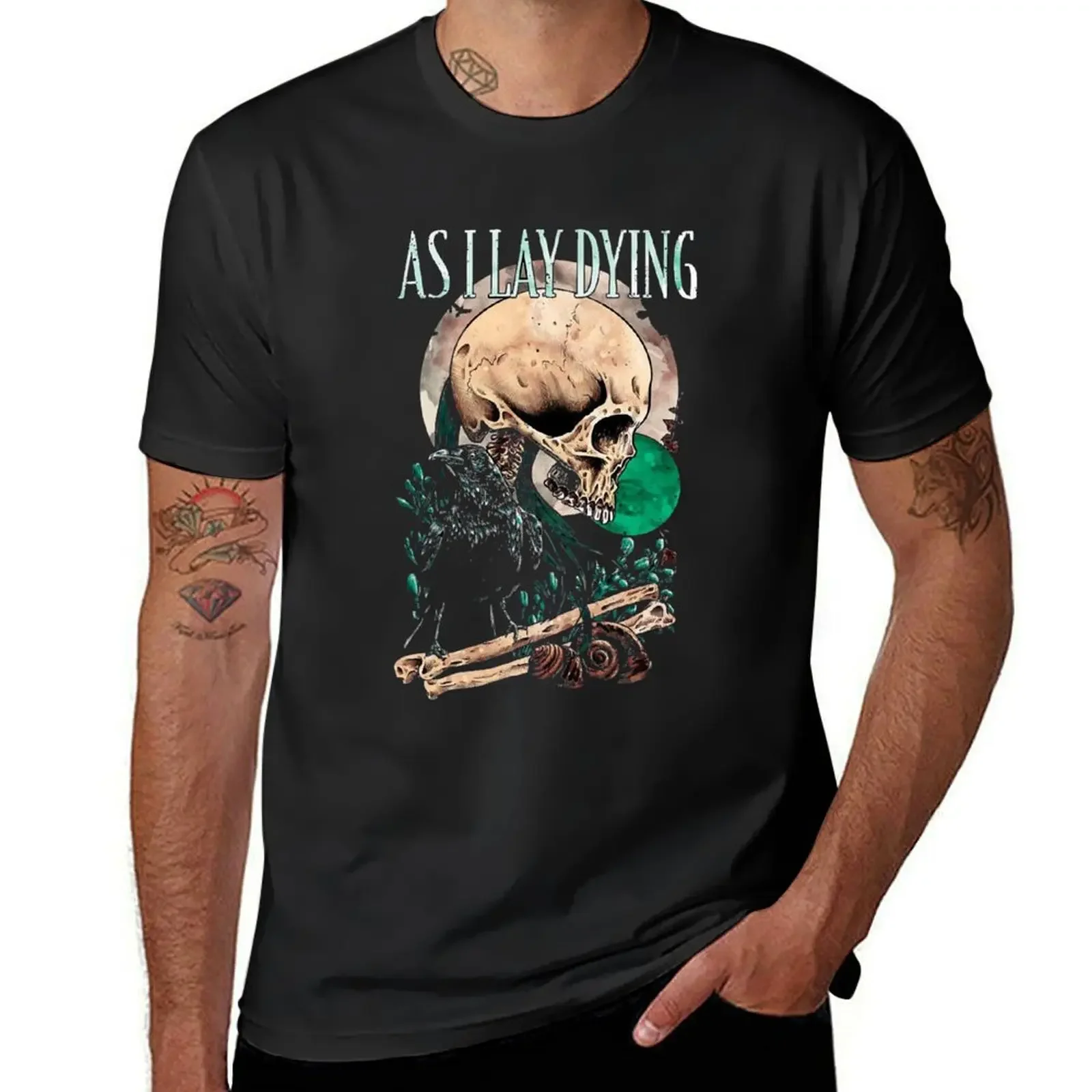 

NEXT - AS I LAY DYING T-Shirt oversizeds customs blacks shirts graphic clothes for men