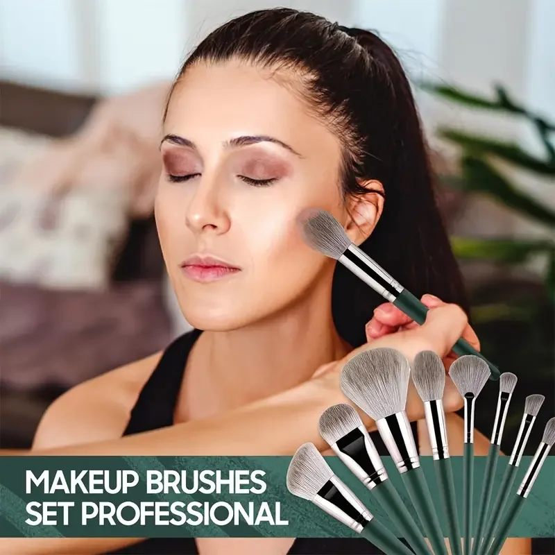 Professional 14Pcs Makeup Brush Set Eye Face Foundation Concealers Blush Powder Eye shadow Cosmetic Brushes Christmas Gift Women