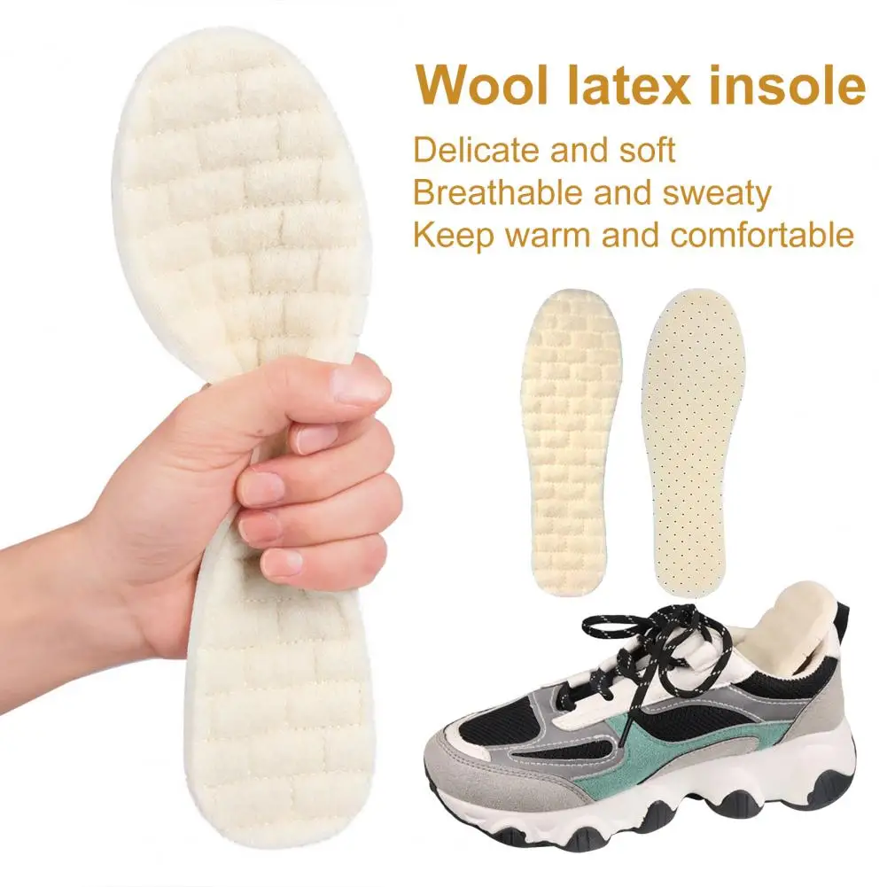 Boots Insoles 1 Pair Useful Solid Color Skin-touch  Coldproof Thermal Insoles Shoe Pads Shoe Accessories