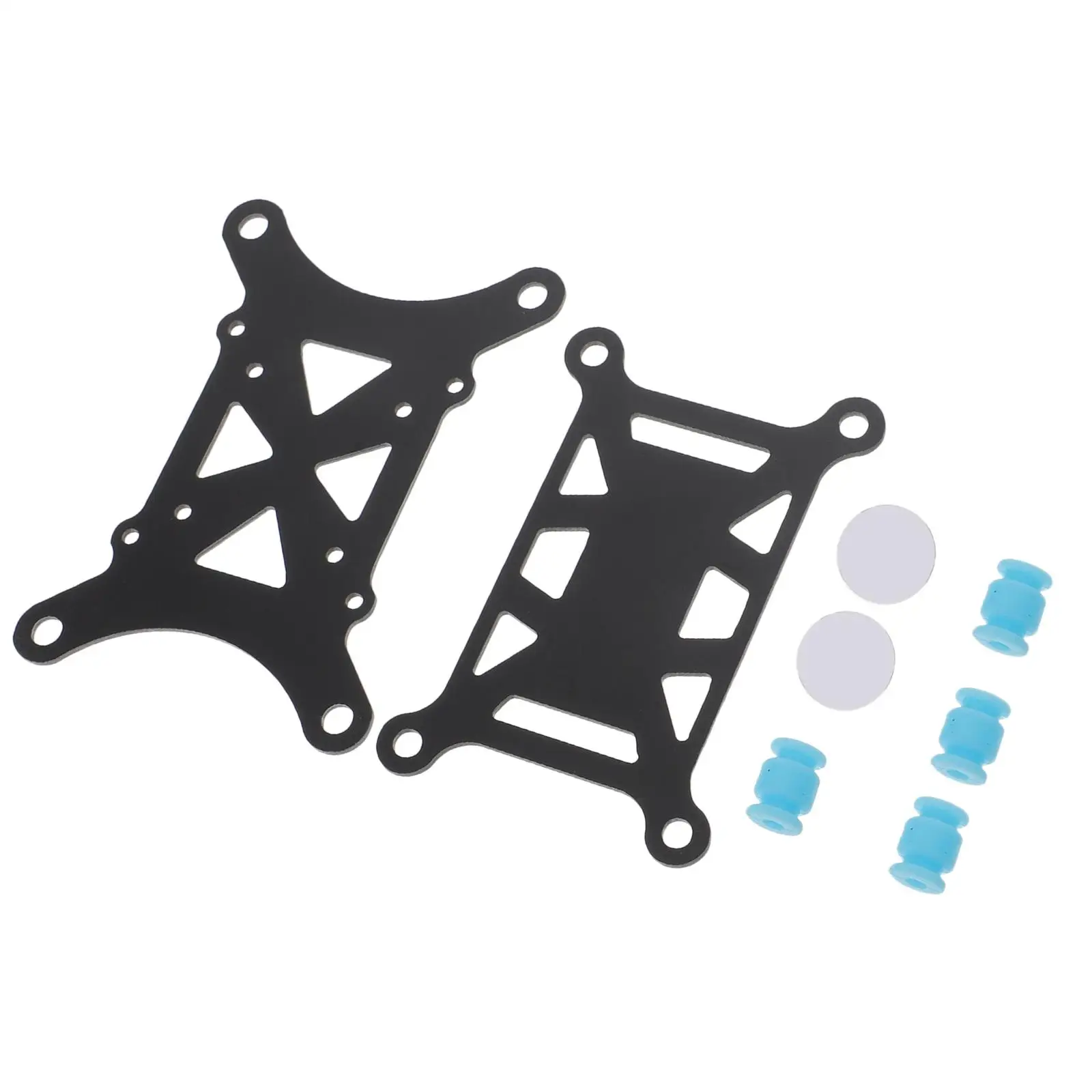 

3D Shock Absorber Parts Plastic Vibration Damping Mounts Anti Vibration Damping Plate Remote Control Holder Flight Controller