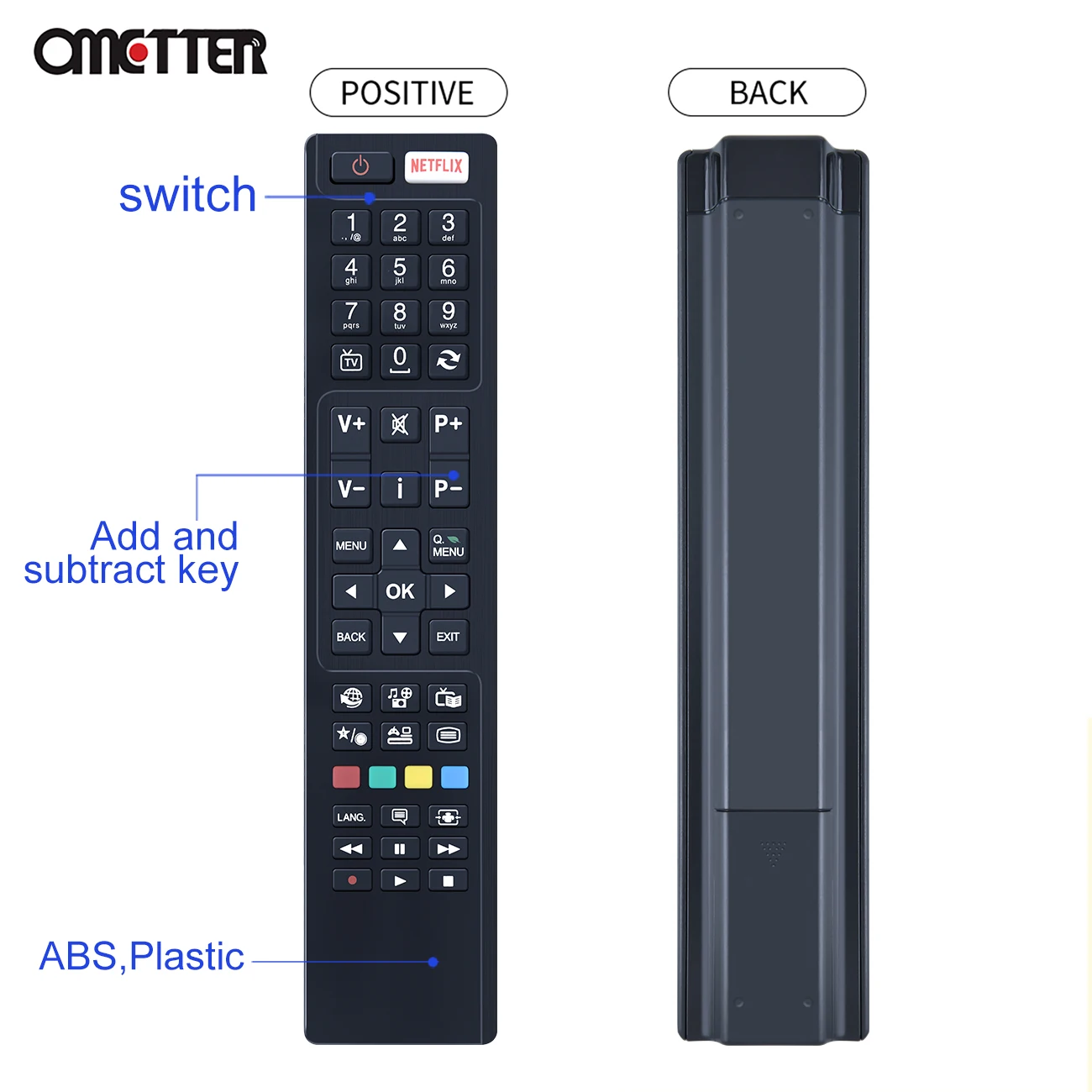 RC48125 30089237 per PANASONIC TV Telecomando RC48127 TX-40CX400 TX-40CX400B TX-48CX400 TX-48CX400B TX-55CX400 TX-55CX400B