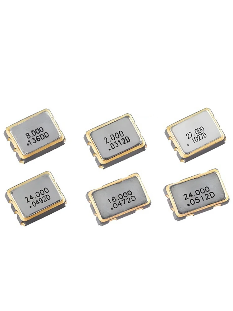 5pcs SMT crystal oscillator 5032 active 4/quad 8M/12M/16M/20M/24M/25M/26M/27M/30M/32M/40M/50M/11.0592M/12.288M/22.1184M