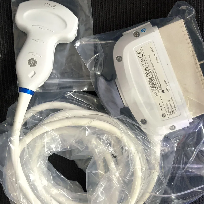 Sonda ultrassônica convexa, original para GE Logiq E9 S7, C1-6-D