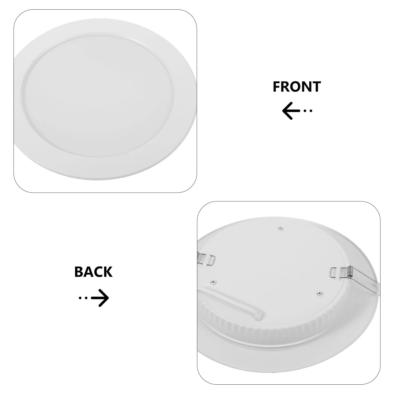

Ultra Slim Metal Recessed Downlight Durable Neutral Light for Living Room Kitchen Round Ceiling Lamp Household Light