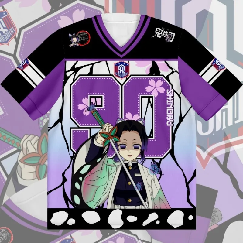 Jersey Oversize Shinobu Kocho No 90 Demon Slayer Kimetsu No Yaiba