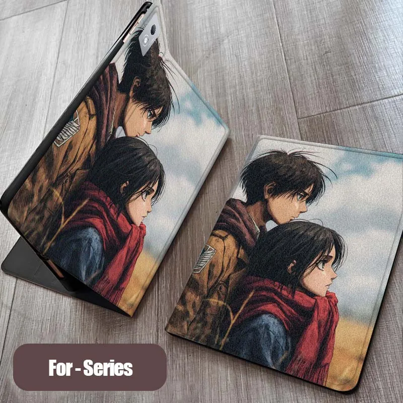 

Attack on Titan Couples Art For Xiaoxin Lenovo Pad Tab K10 K11 M10 P12 P11 Pro GT Gen2 Plus Legion Y700 Y900 12.1 Tablet Case