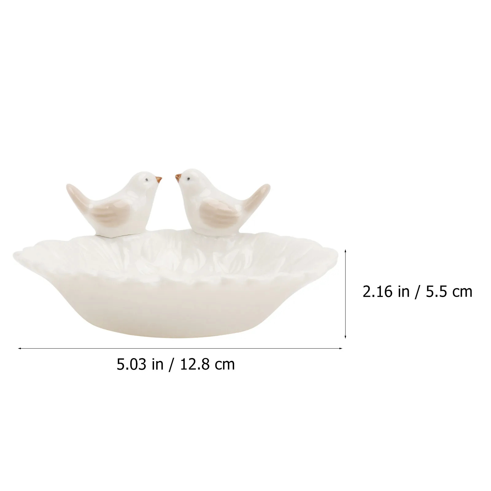 1Pcs Jewelry Storage Tray Ceramic Nordic Style Decorative Earring Plate for Home Dressing Table Jewelry Display Rack Organizing