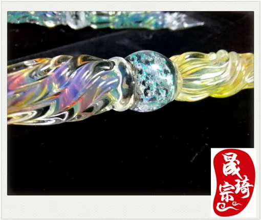 Luxo Alta Qualidade Handmade Crystal Glass dip Pen