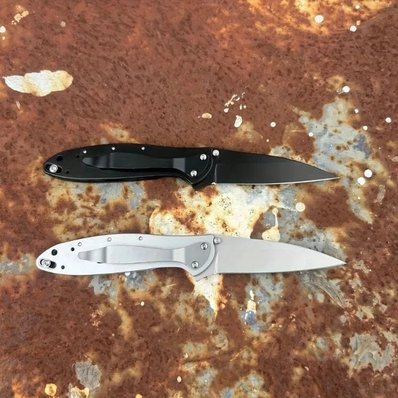 KS 1660 سكين جيب 14C28N شفرة 410 مقبض من الفولاذ المقاوم للصدأ في الهواء الطلق التخييم بقاء EDC الهروب أداة سكين متعدد الوظائف #1