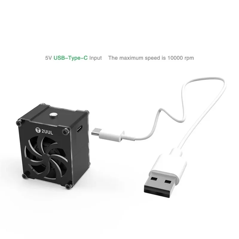 2UUL DA99 CUUL High Speed  Mini Cooling Fan 5V Portable Mobile Phone Motherboard Maintenance Heat Dissipation Tool