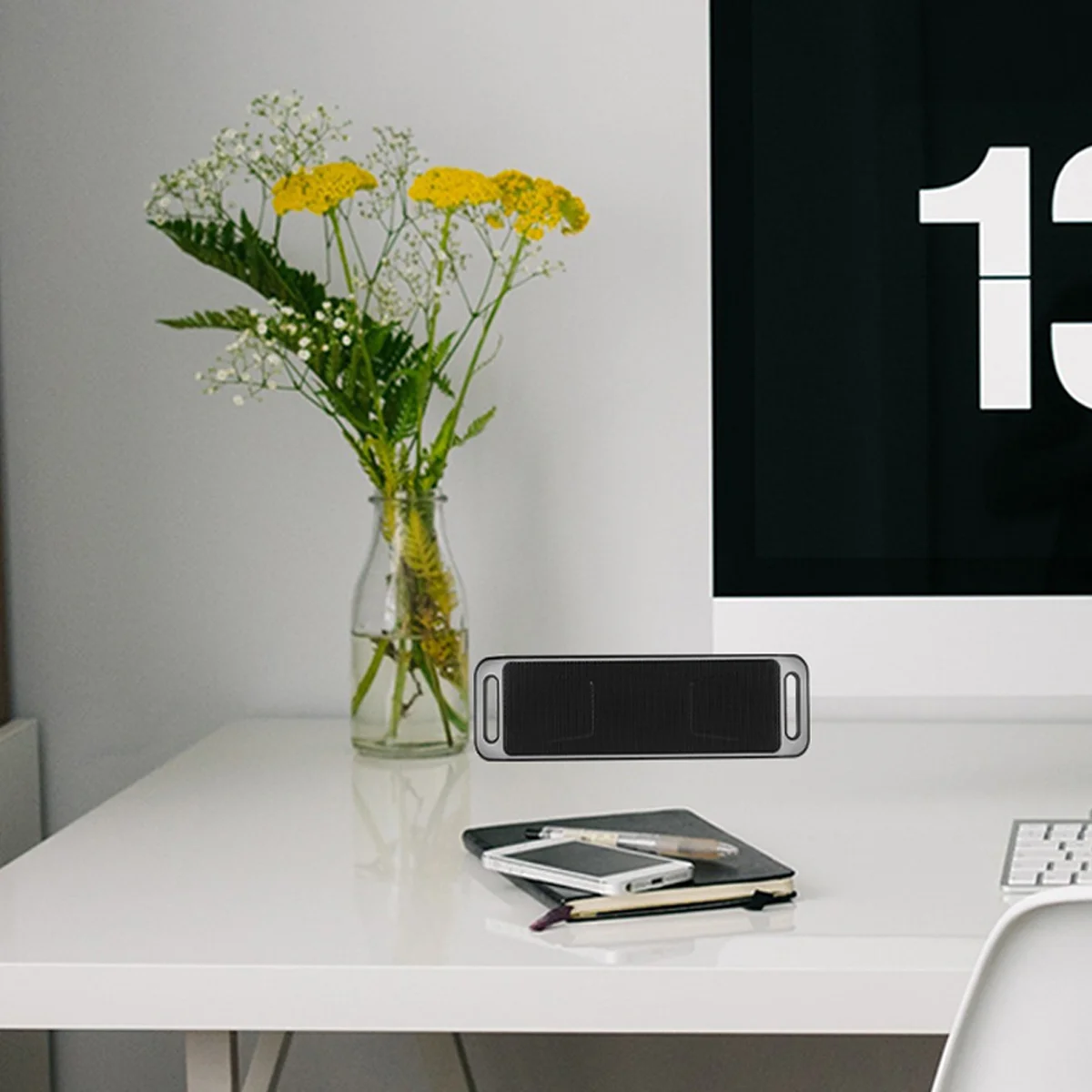 

1Pcs Wireless Mini Speaker Portable Durable Dual Horn Stereo Outdoor Indoor Silver Gray Mini Speaker