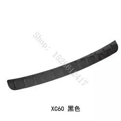 For Volvo XC60 2018 2019 2020~2025 stainless Car accessories Rear Door Sill Bumper Protector Sill Rear boot guard styling