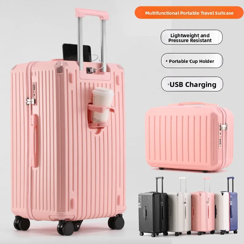 

Large Capaci 28 Inch Cross-Border Lage Multifunctional Mother-Child Pull Bar Thiened Travel Suitcase with Universal Wh...