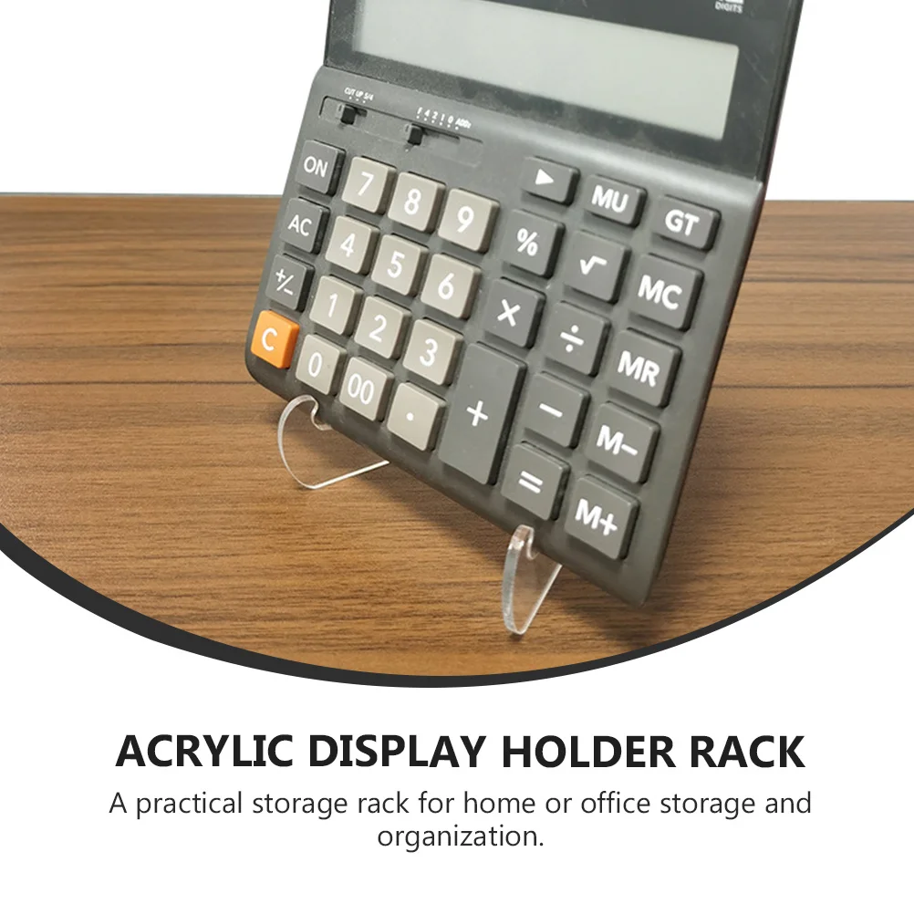 

Stylish Acrylic Display Stand Home Mall Counter Showcase Glass Cabinet Supermarket Plate Dish Rack Plate Stand