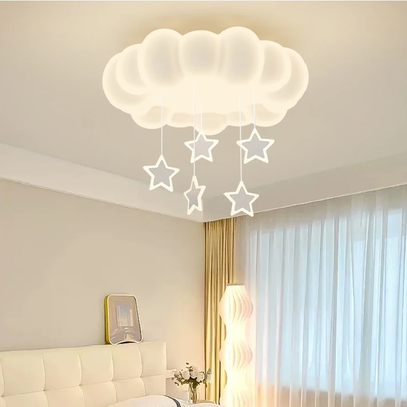 Imagem -04 - Baiyun Lâmpada do Teto para Quarto de Criança Moderno Minimalista Quarto Luzes Romântico Princesa Luzes Sala de Estar Menino e Menina