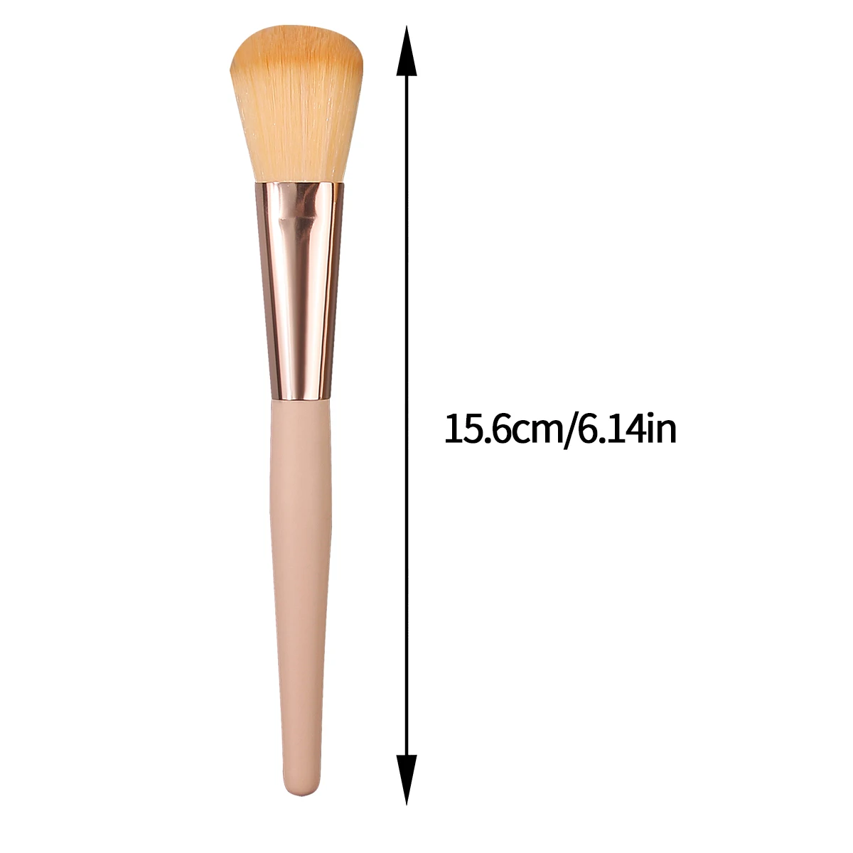 3PCS soft wooden handle multi-functional nail brush, nail dust cleaning brush, dust removal brush, professional nail tool
