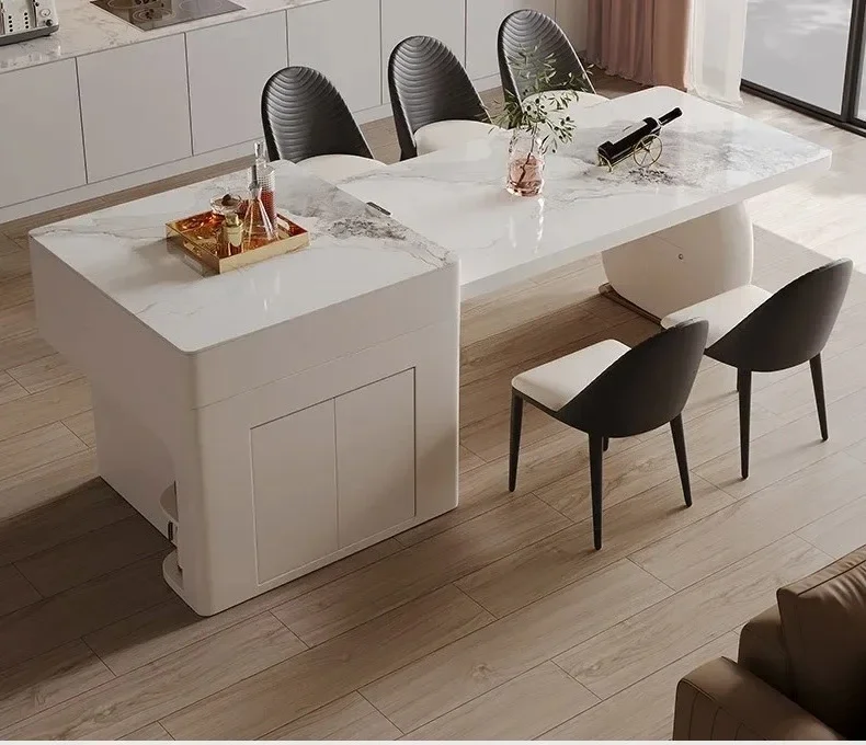 

Mahjong machine, dining table integrated household multifunctional stretch mahjong machine electric dual-purpose dining table