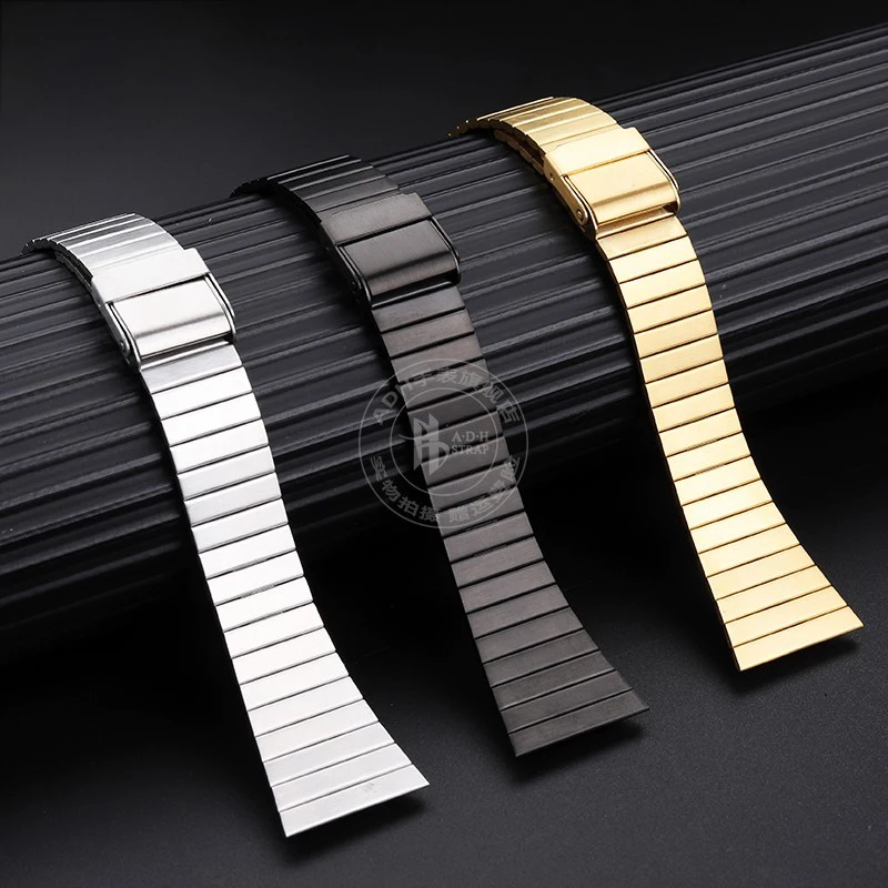 Gold Silver Black Stainless Steel strap Bracelet 18mm for Citizen Strap JG-2101 ANA-DIGI TEMP Bracelet JG2103 JG2105 Watchband