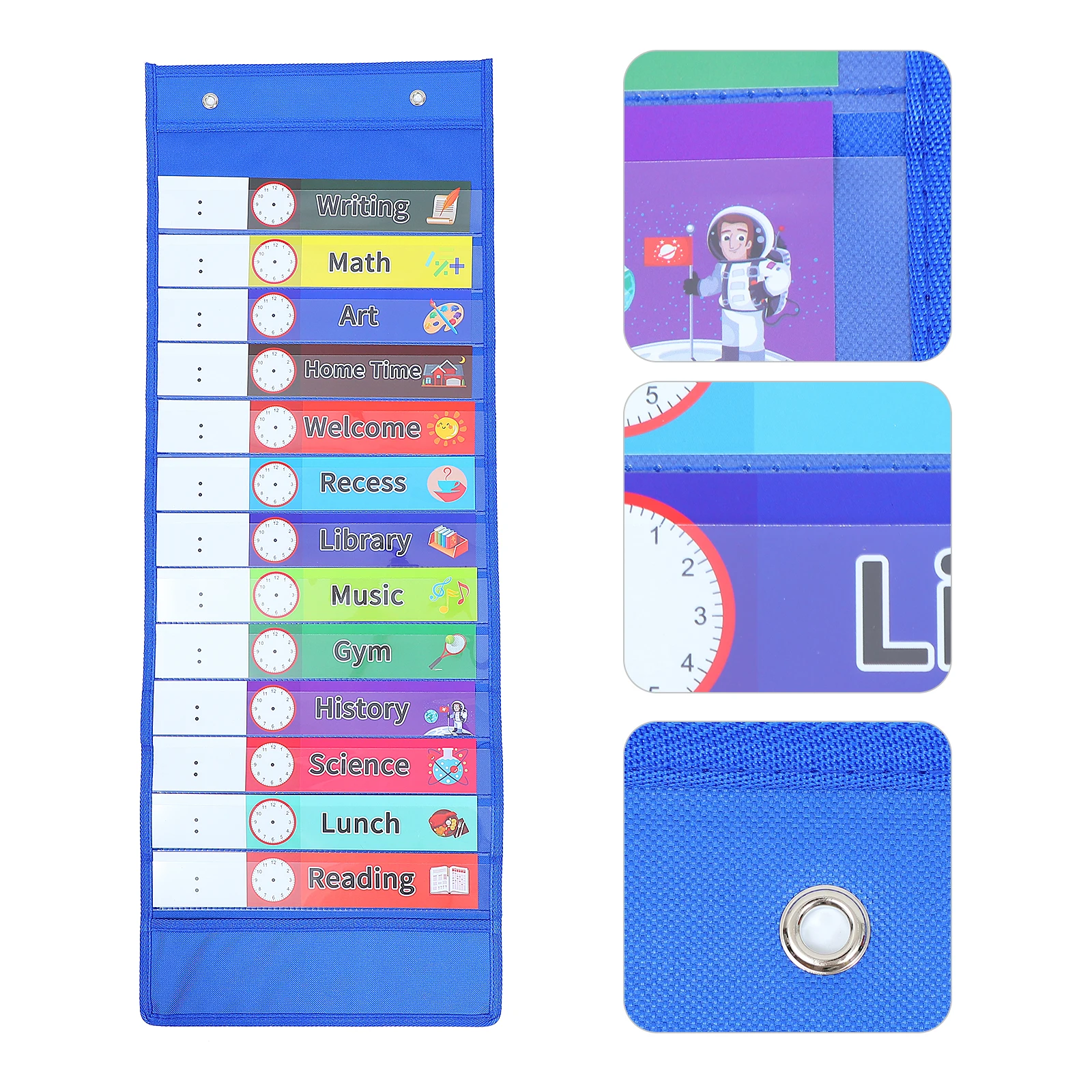 

Schedule Hanging Bag Wall Door Pouch Calendar Wall-mounted Storage Oxford Cloth Planner Decor Organizer Child