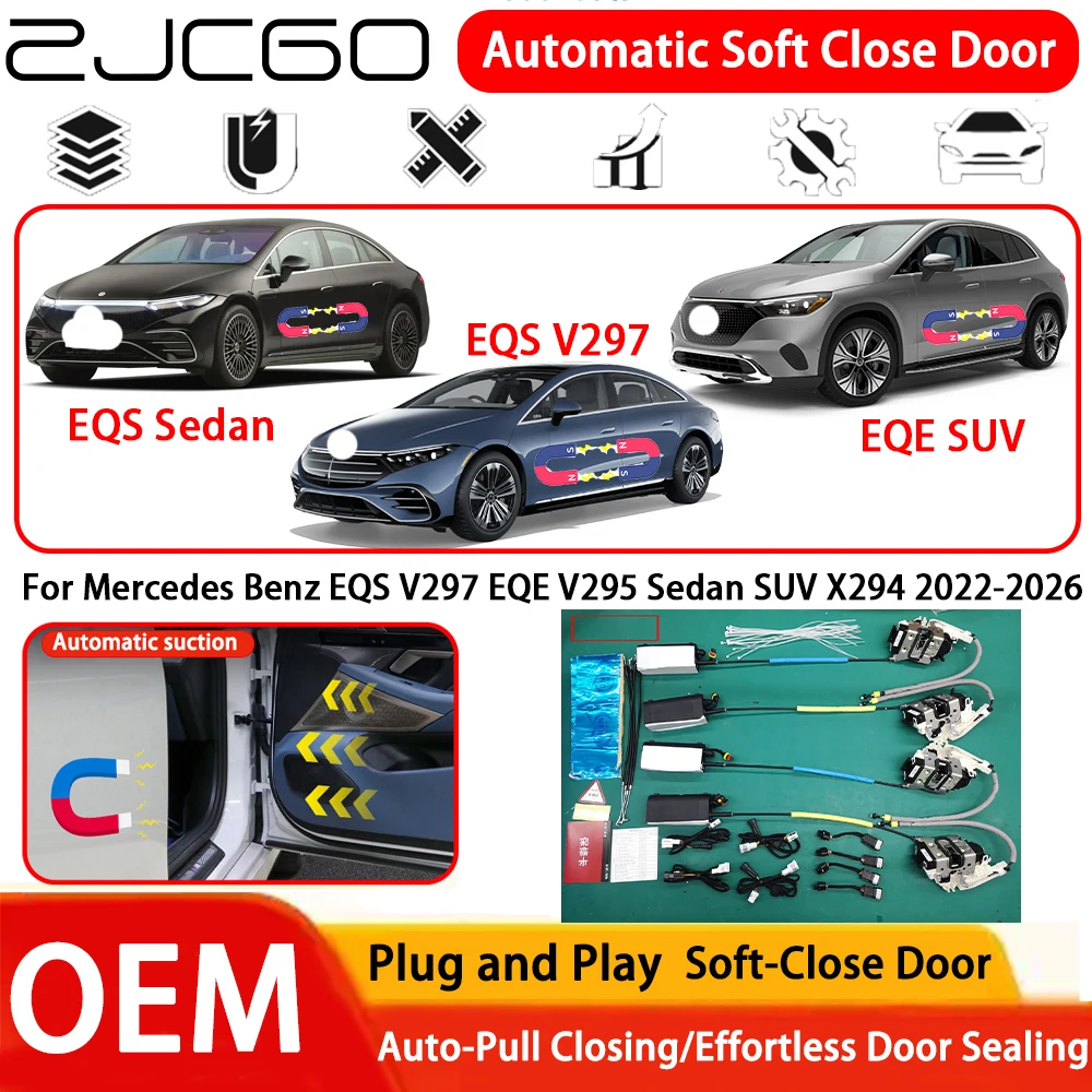 

for Mercedes Benz EQS V297 EQE V295 Sedan SUV X294 2022-2026 Car OEM Plug and Play Automatic Electric Soft Close Door System